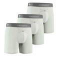 3-pack: IKON X Men's 6" Boxers - Silver/Charcoal