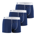 3-Pack: IKON X Men's 3" Trunks - Navy/White