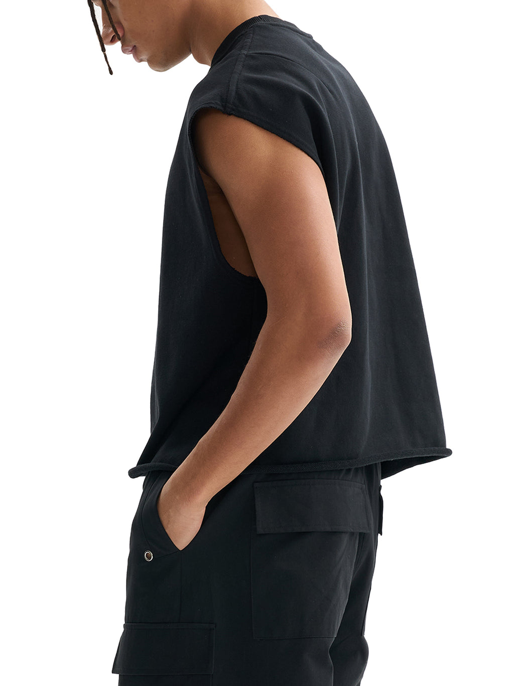 Boxy Tank Top - French Terry Gym Vest | BRACE