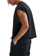 Boxy Tank Top - French Terry Gym Vest | BRACE
