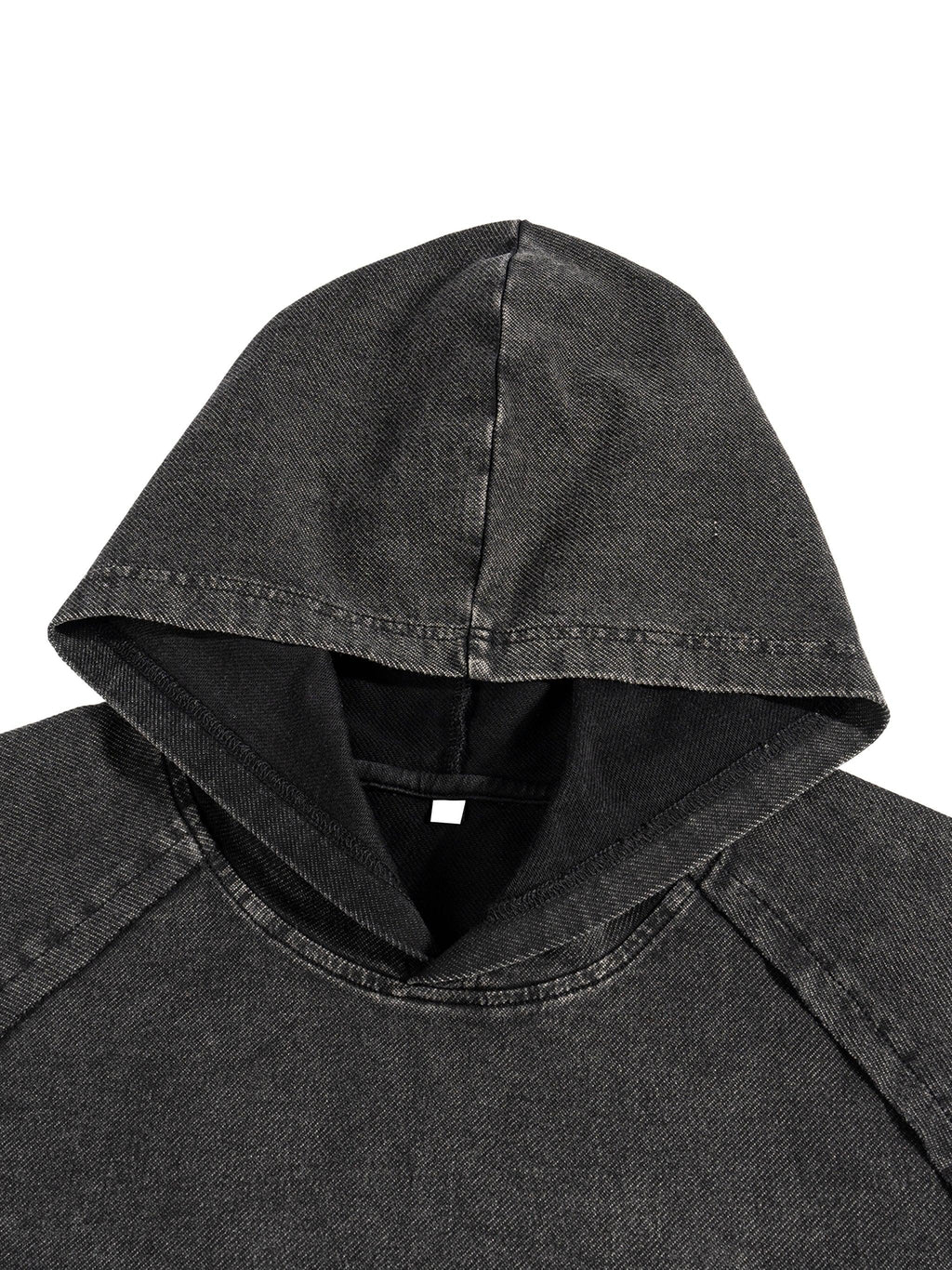 Hooded Boxy T-Shirt - Snow Washed Gym Tee | BRACE