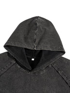 Hooded Boxy T-Shirt - Snow Washed Gym Tee | BRACE