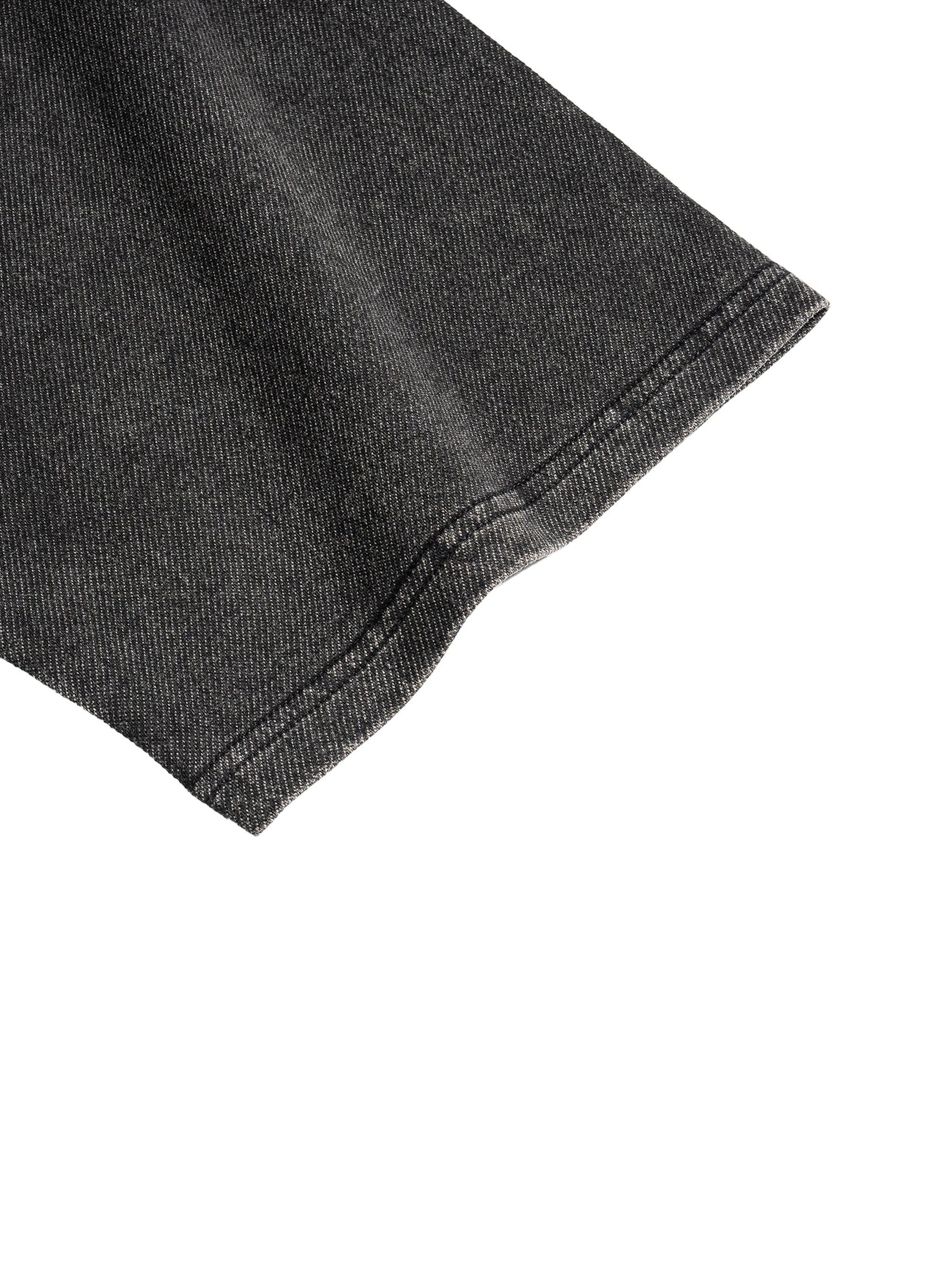 Hooded Boxy T-Shirt - Snow Washed Gym Tee | BRACE