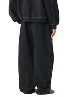 Contrast-Stitched Fleece Sweatpants - Premium Gym Joggers | BRACE