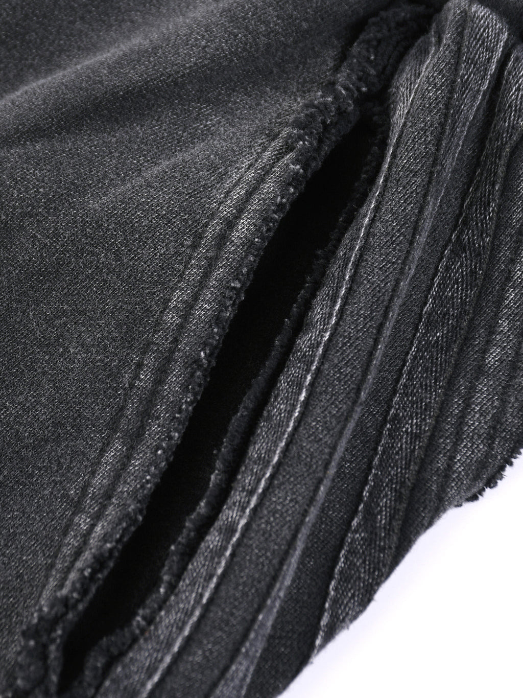 Snow Washed Sweatpants - Raw Edge Tape Detail Gym Joggers | BRACE