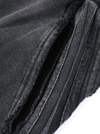 Snow Washed Sweatpants - Raw Edge Tape Detail Gym Joggers | BRACE