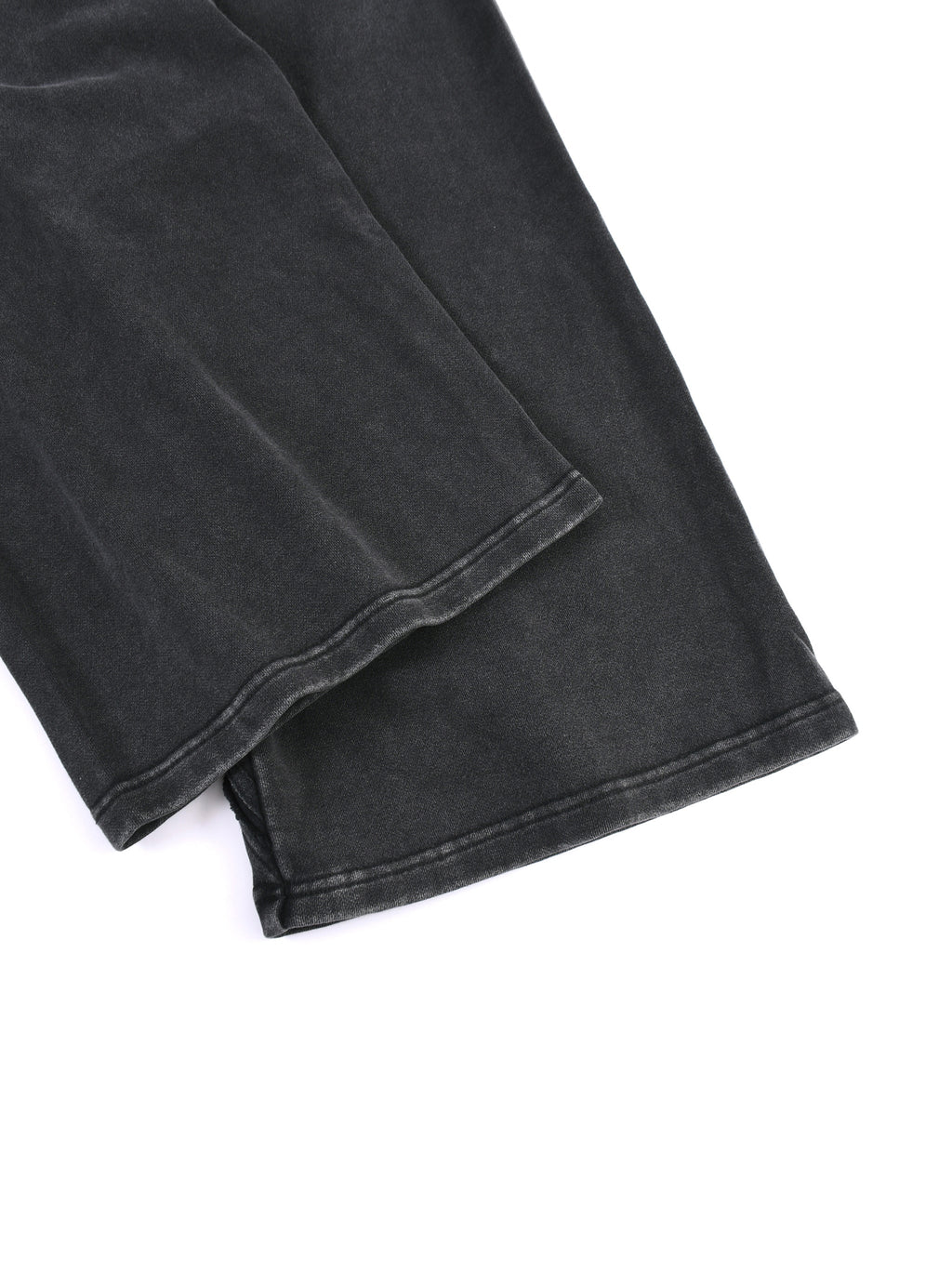 Snow Washed Sweatpants - Raw Edge Tape Detail Gym Joggers | BRACE