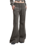 Flared Fleece Pants - Vintage Washed Gym Sweatpants | BRACE