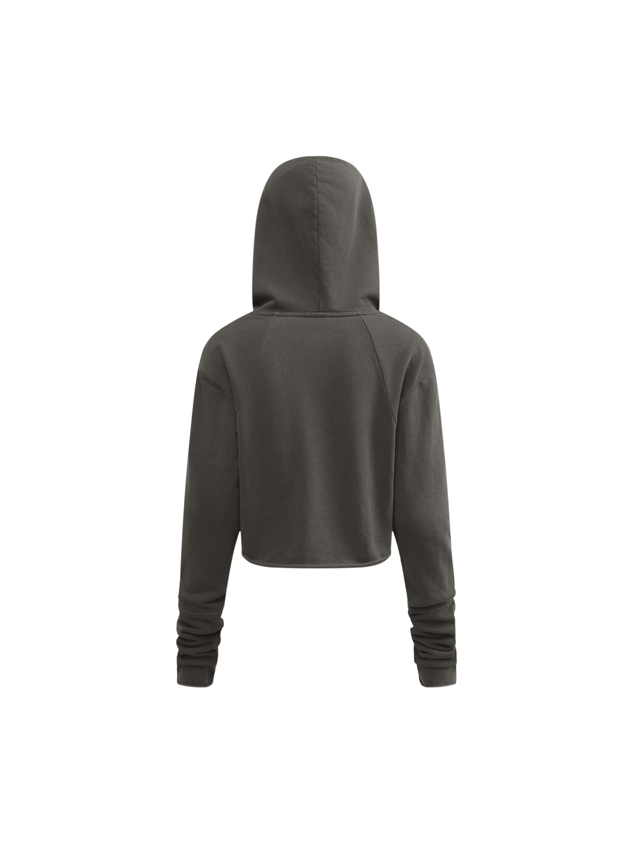 Vintage Washed Raw Edge Hoodie - Premium Fleece Gym Hoodie | BRACE