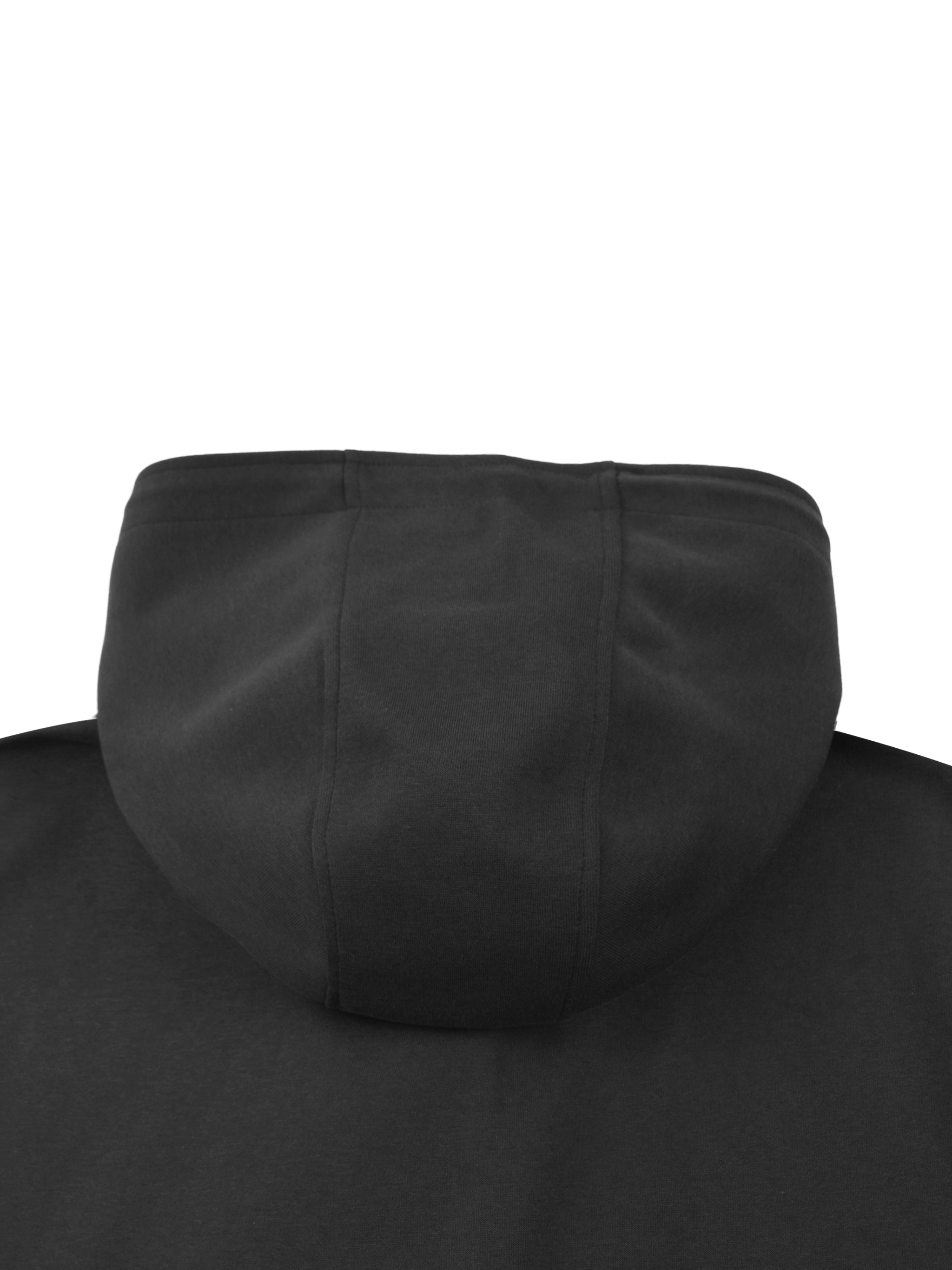 Boxy Button Placket Hoodie - Premium Fleece Gym Hoodie | BRACE