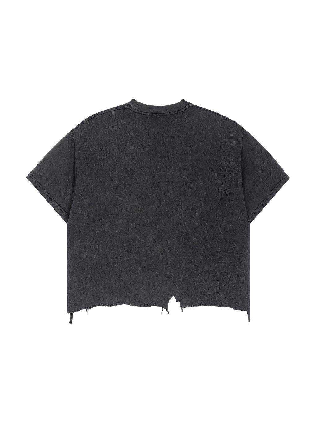 Vintage Wash Boxy T-Shirt - Distressed Hem Gym Tee | BRACE