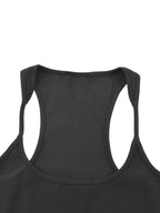 BRACE Slim Fit Ribbed Racerback Tank Top