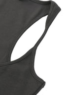 BRACE Slim Fit Ribbed Racerback Tank Top