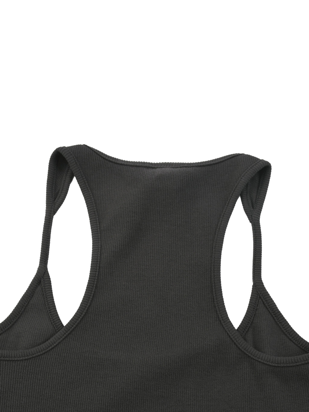 BRACE Slim Fit Ribbed Racerback Tank Top