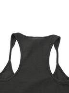 BRACE Slim Fit Ribbed Racerback Tank Top