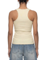 BRACE Slim Fit Ribbed Racerback Tank Top
