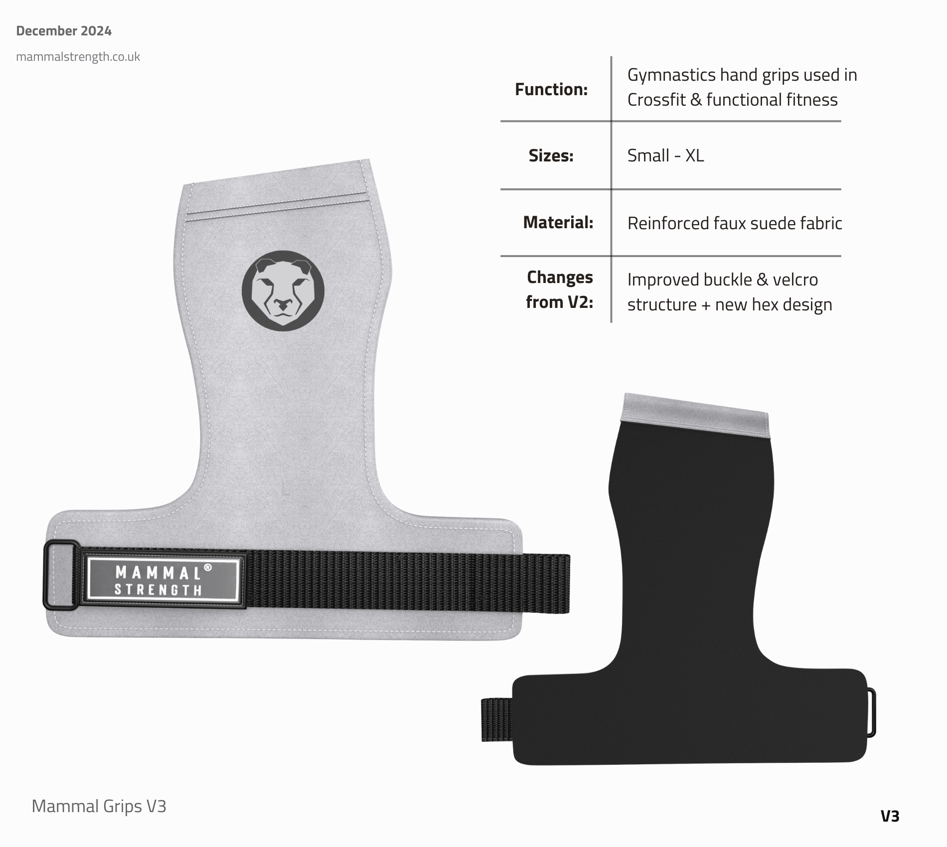 Gymnastic Hand Grips - Mammal Grips V3