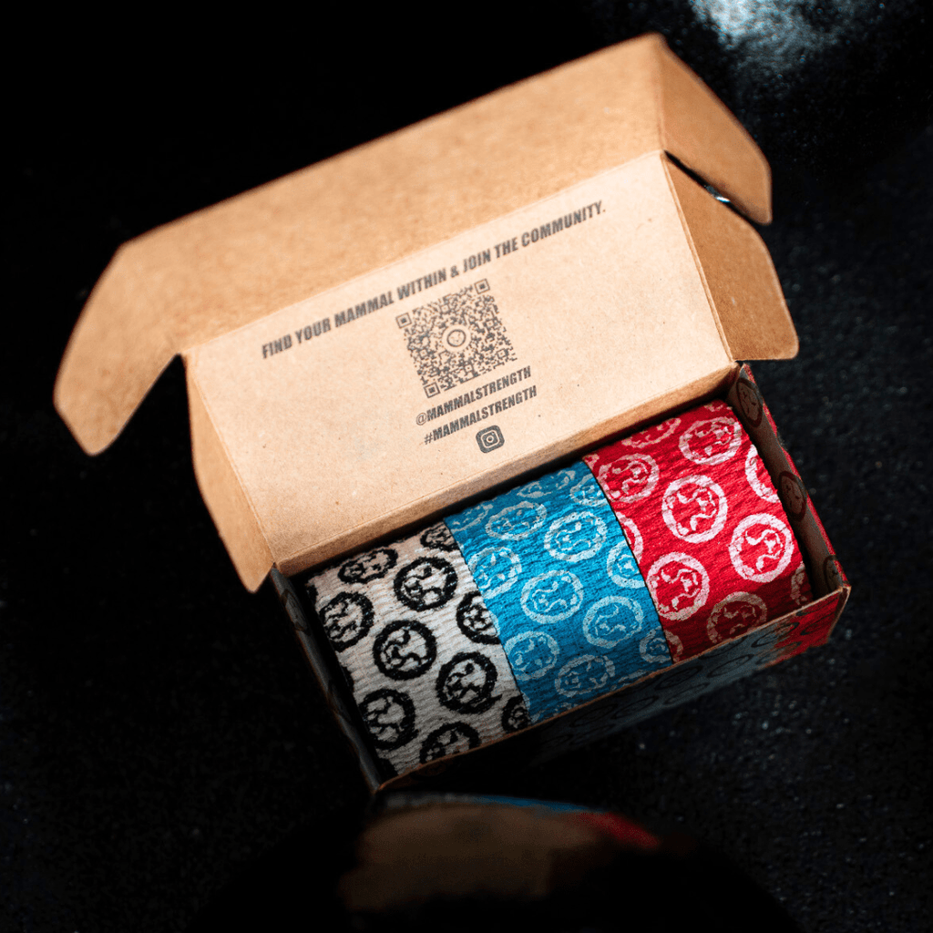 Mammal Tape 5-Metre Rolls - Thumb & Weightlifting Tape (3-Pack / Black / 2.0 Spec)