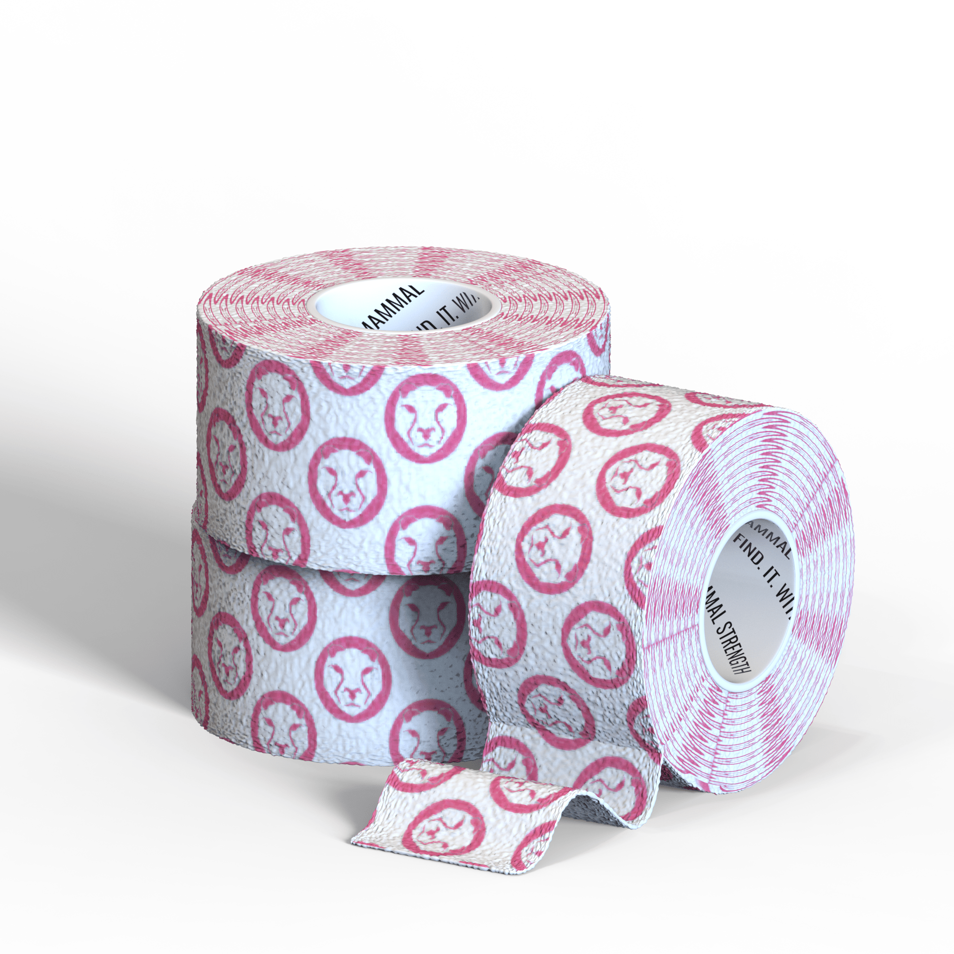 Mammal Tape - 7-Metre - White/Pink - SPEC 3.0 (3 pack)