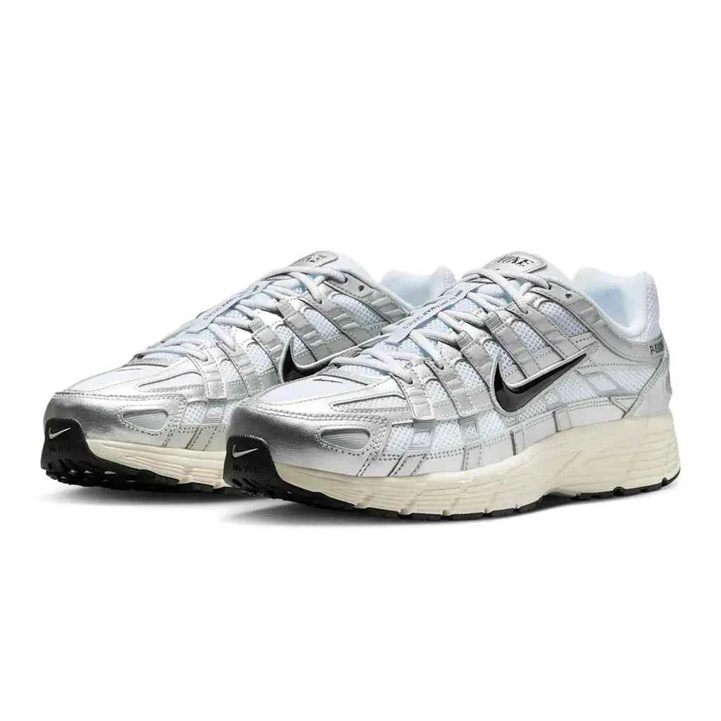 Nike P-6000 'White Metallic Silver Black'