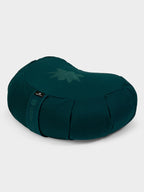 Yoga Studio GOTS Organic Cotton Crescent Lotus Zafu Buckwheat Cushion