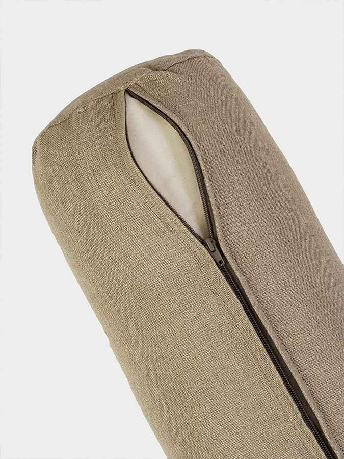 Yoga Studio Organic Buckwheat Hemp Lotus Meditation Bolster Cushion