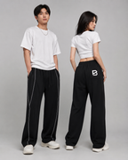 Striped Straight-Leg Sweatpants - Reflection Gym Pants | BRACE