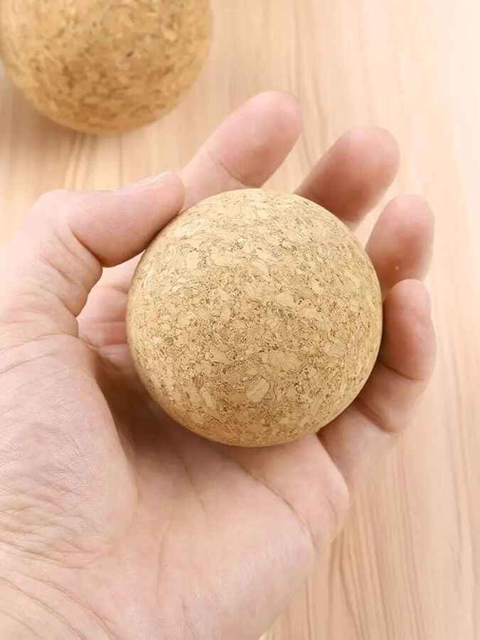Yoga Studio Cork Unbranded Massage Ball Set of 3 - 4cm, 2 x 6cm
