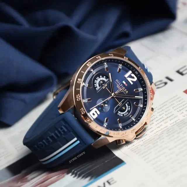 Tommy Hilfiger 1791474 Decker Men's Rose Gold Watch