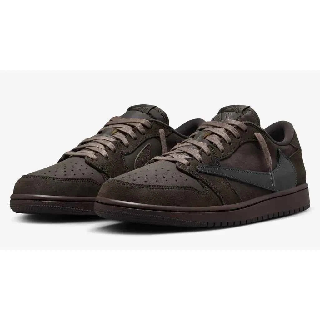 Air Jordan 1 Retro Low OG SP Travis Scott 'Velvet Brown'