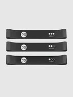 Yoga Studio Resistance Black Loop Bands - 3 Pack Inc Bag