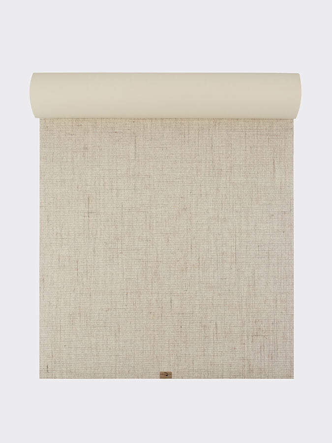 ecoYoga Jute Yoga Mat - Extra Long Eco-Friendly 6mm for Mindful Practices
